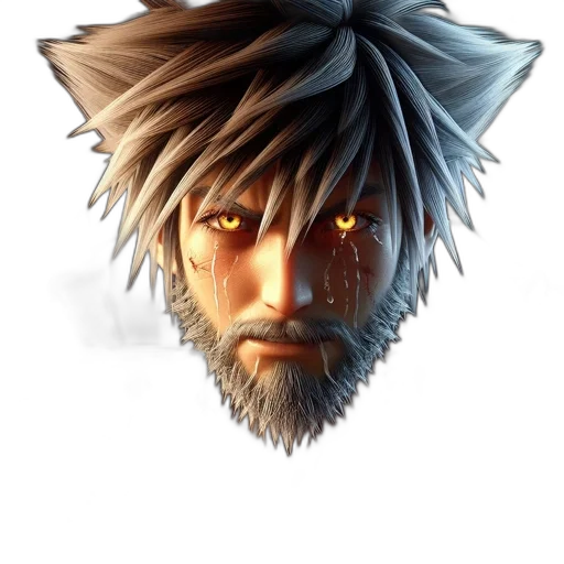 face, mask, hair, dragon transparent PNG cut-out