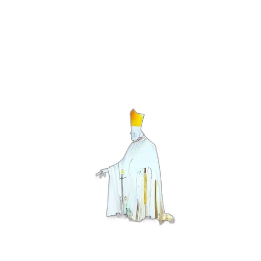 bottle, dress, crown, staff transparent PNG cut-out