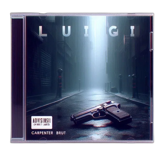 concept art, cyberpunk, dvd, case transparent PNG cut-out