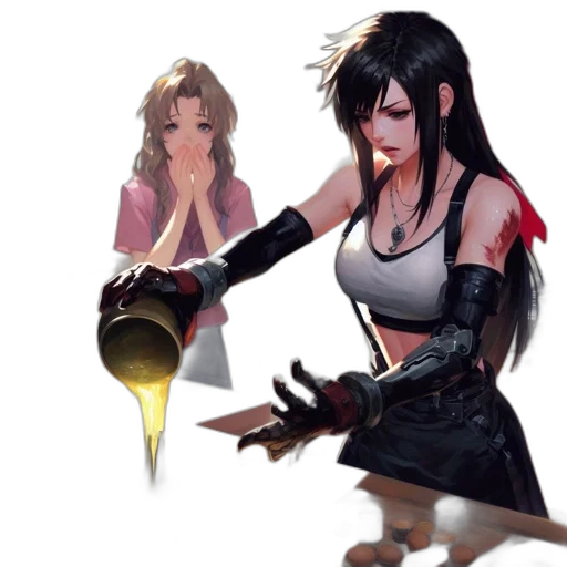 concept art, fantasy art, pixel art, anime transparent PNG cut-out