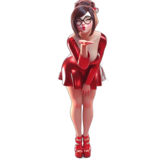 dress, 3d render, concept art, photorealistic transparent PNG cut-out
