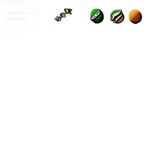staff, jewelry, food, weapon transparent PNG cut-out