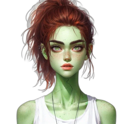 face, mask, creature, staff transparent PNG cut-out