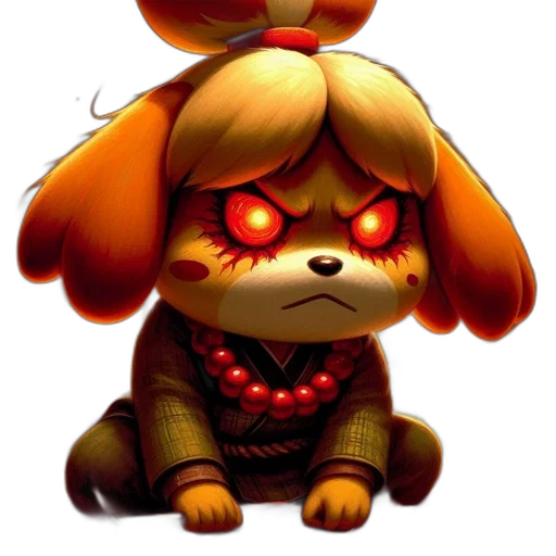 staff, mask, creature, animal transparent PNG cut-out