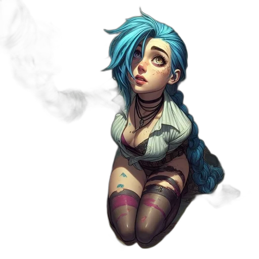 concept art, fantasy art, cyberpunk, pixel art transparent PNG cut-out
