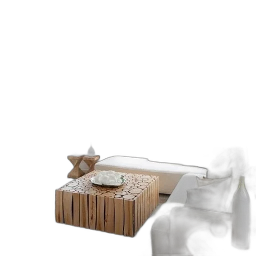 furniture, 3d render, earth tones, modern transparent PNG cut-out