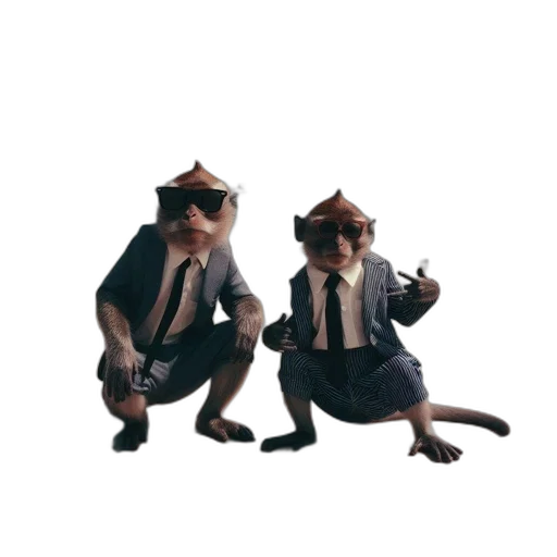 staff, hat, mask, jacket transparent PNG cut-out