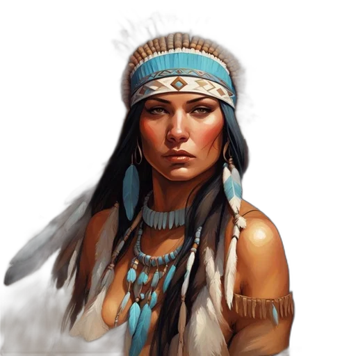 face, jewelry, staff, hat transparent PNG cut-out