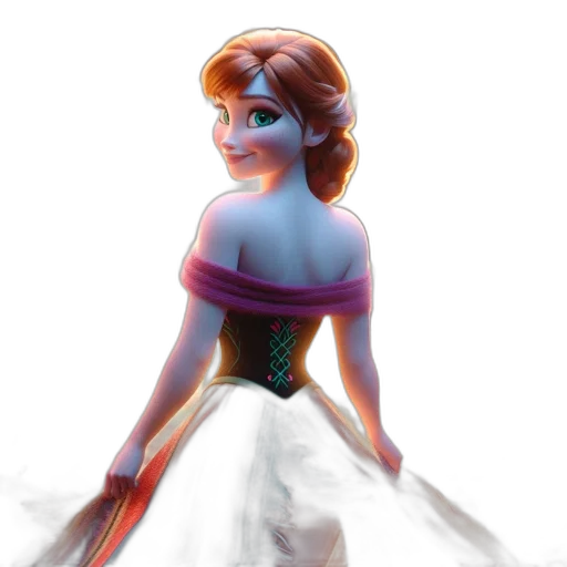 dress, crown, jewelry, concept art transparent PNG cut-out