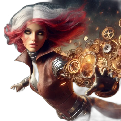 fantasy art, concept art, comic book art, photorealistic transparent PNG cut-out