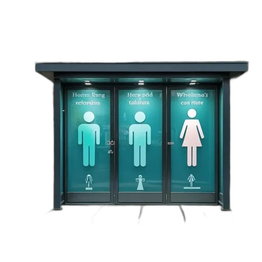 furniture, 3d render, bus, shelter transparent PNG cut-out