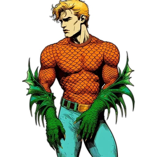 comic book art, concept art, cartoon, pixel art transparent PNG cut-out
