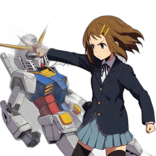 weapon, robot, jacket, sword transparent PNG cut-out