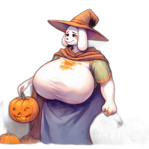 dress, food, staff, creature transparent PNG cut-out