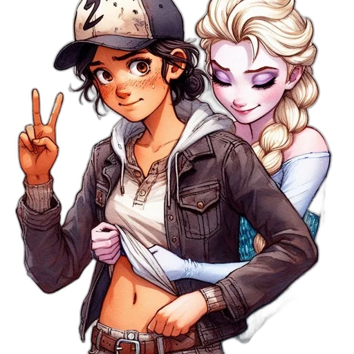 comic book art, cartoon, concept art, pixel art transparent PNG cut-out