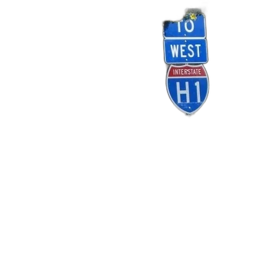 sign, says, west, top transparent PNG cut-out