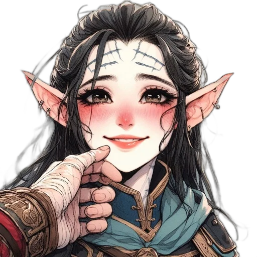 dragon, face, staff, jewelry transparent PNG cut-out