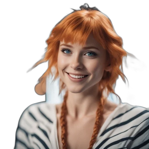 hair, dragon, face, hat transparent PNG cut-out