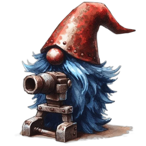 hat, staff, weapon, robot transparent PNG cut-out