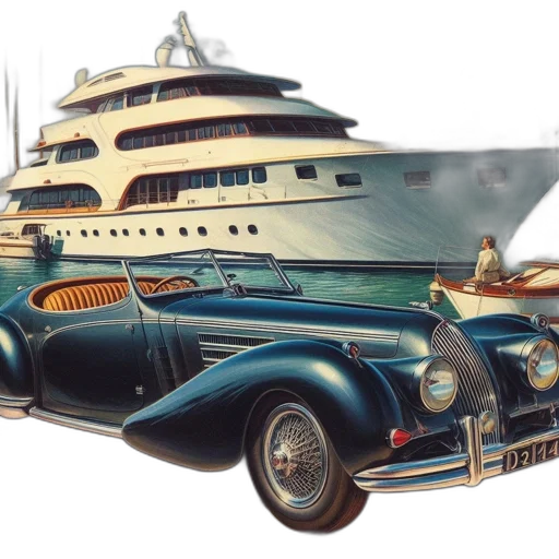 car, photorealistic, 3d render, concept art transparent PNG cut-out