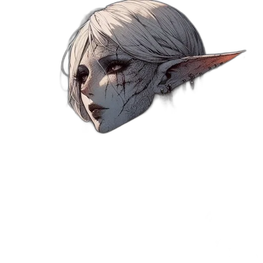 face, mask, staff, dragon transparent PNG cut-out