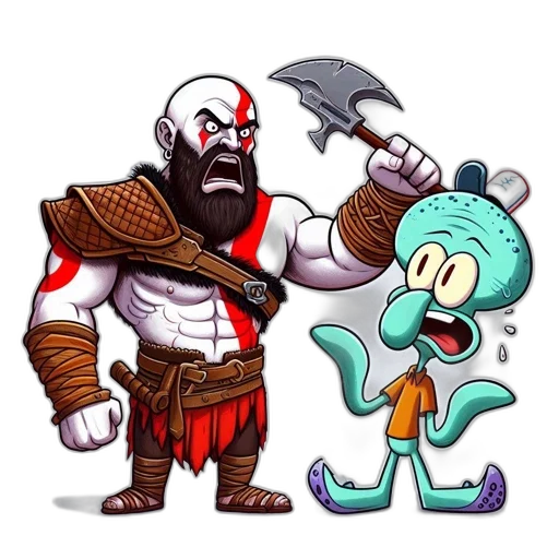 comic book art, concept art, fantasy art, pixel art transparent PNG cut-out
