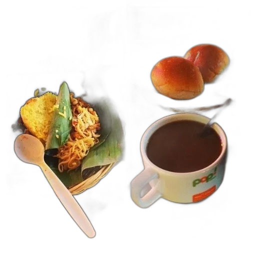 food, photorealistic, 3d render, cup transparent PNG cut-out