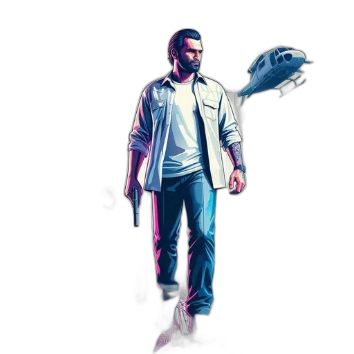 jacket, weapon, animal, creature transparent PNG cut-out