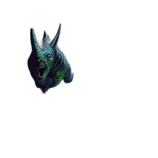 dragon, creature, mask, animal transparent PNG cut-out