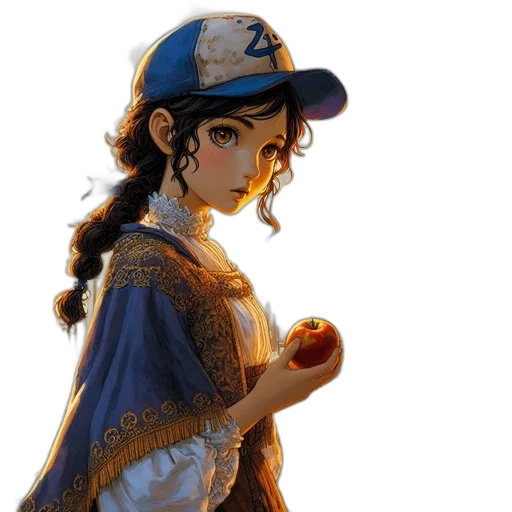 crown, hat, dress, face transparent PNG cut-out