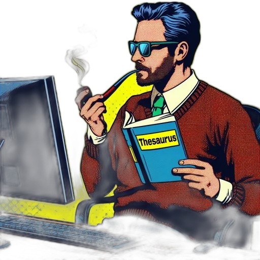 staff, comic book art, cartoon, cyberpunk transparent PNG cut-out
