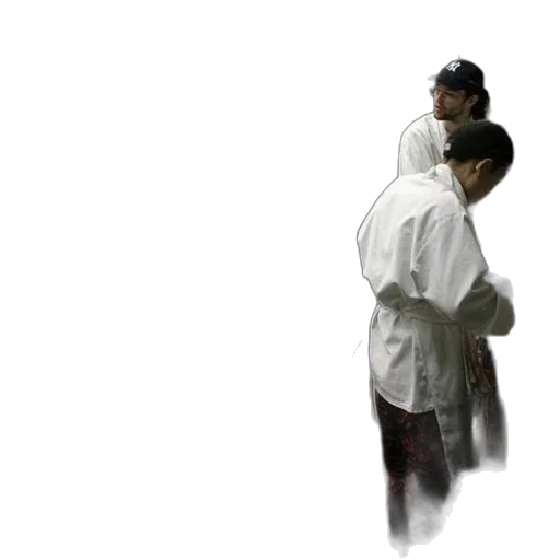 staff, jacket, hat, umbrella transparent PNG cut-out