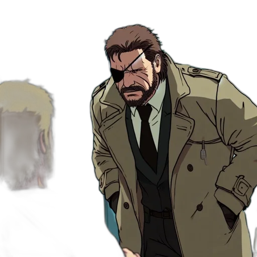 jacket, concept art, comic book art, anime transparent PNG cut-out