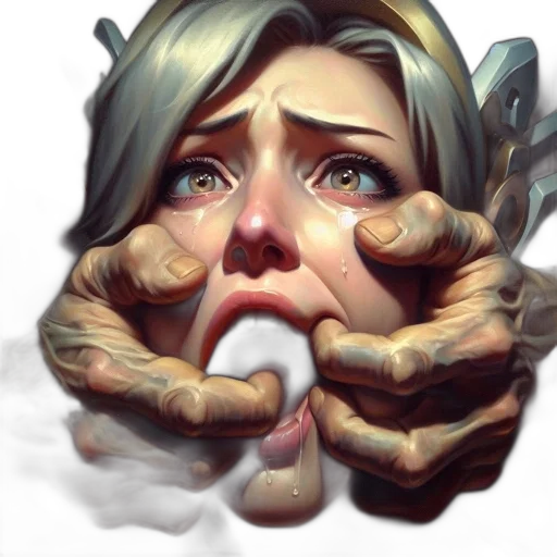 face, mask, creature, staff transparent PNG cut-out