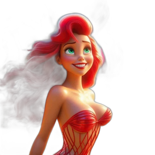 dress, fantasy art, concept art, comic book art transparent PNG cut-out