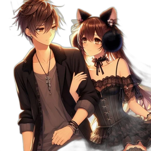 dress, anime, pixel art, fantasy art transparent PNG cut-out