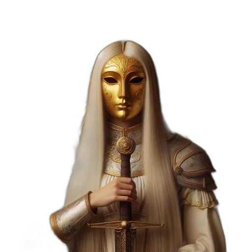 mask, sword, face, staff transparent PNG cut-out