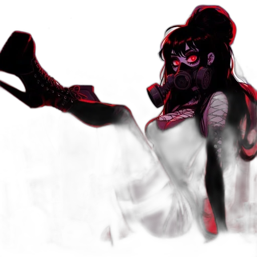 mask, creature, dress, concept art transparent PNG cut-out
