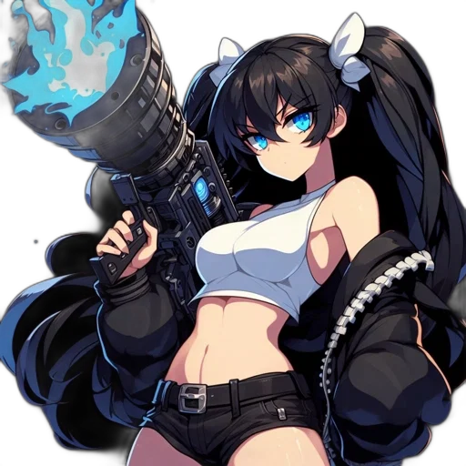 weapon, staff, sword, anime transparent PNG cut-out