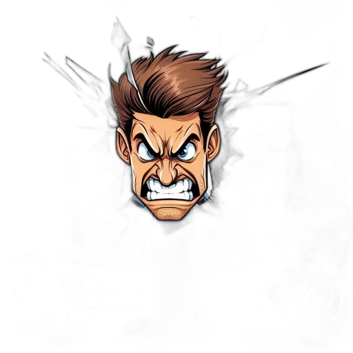 face, mask, staff, hair transparent PNG cut-out
