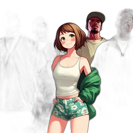 jacket, dress, concept art, comic book art transparent PNG cut-out