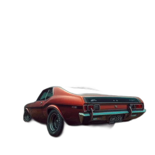 car, concept art, photorealistic, 3d render transparent PNG cut-out