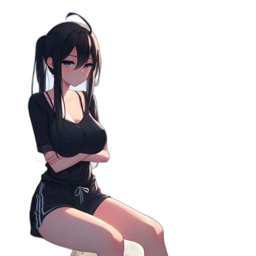 dress, staff, jacket, weapon transparent PNG cut-out