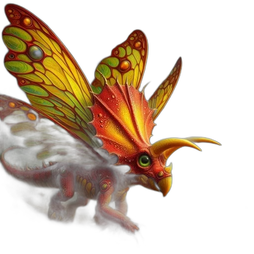 dragon, creature, animal, 3d render transparent PNG cut-out