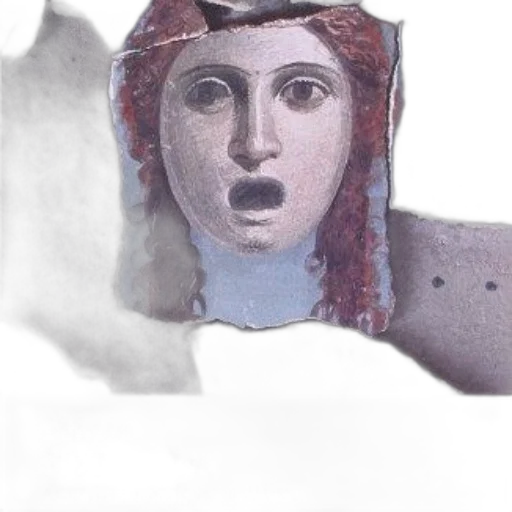 mask, face, crown, staff transparent PNG cut-out