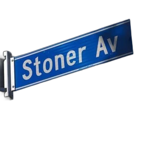 3d render, city street, blue, street transparent PNG cut-out