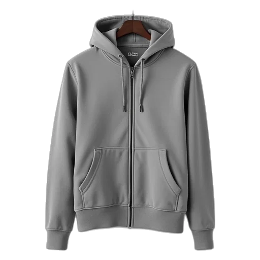jacket, 3d render, monochrome, russell transparent PNG cut-out