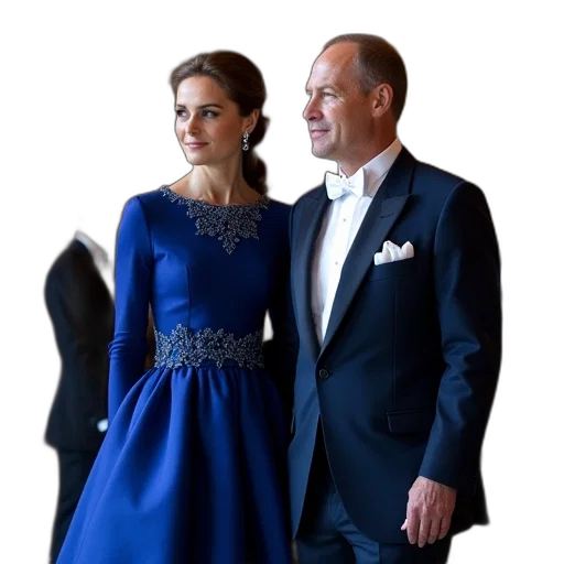 dress, crown, jewelry, blue transparent PNG cut-out