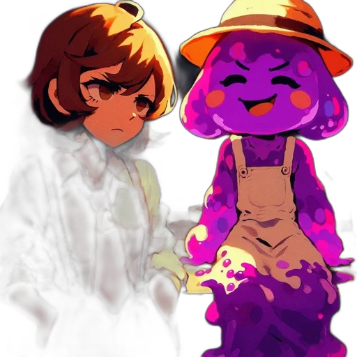 mask, staff, hat, dress transparent PNG cut-out