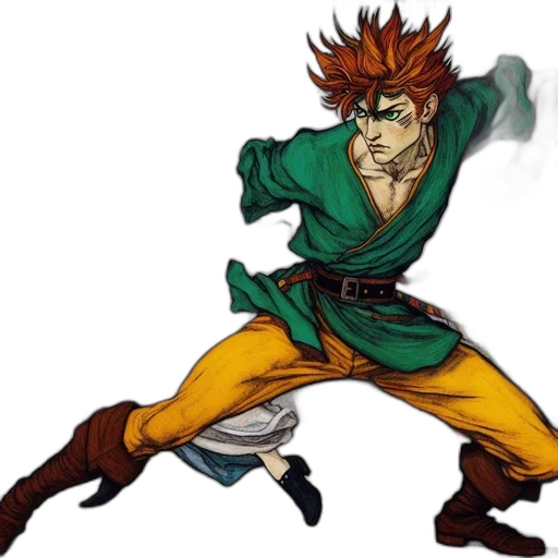 staff, jacket, dragon, weapon transparent PNG cut-out